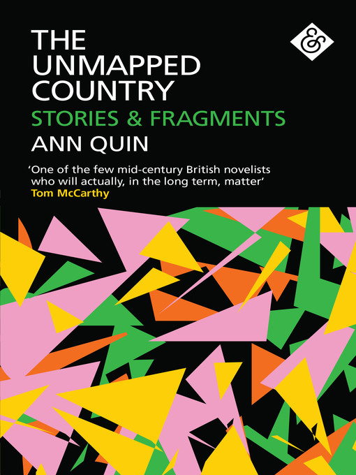 Title details for The Unmapped Country by Ann Quin - Wait list